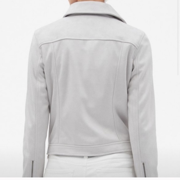 Banana Republic Faux Suede Moto Jacket (M) - Picture 3 of 6